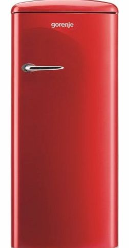 Gorenje RB60299ORD Retro Style Freestanding Fridge with Freezer Box in Fiery Red