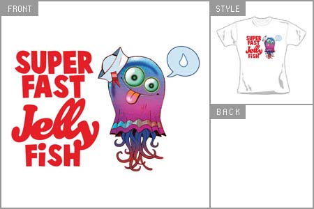 (Jellyfish) Fitted T-shirt cid_5451SKWP