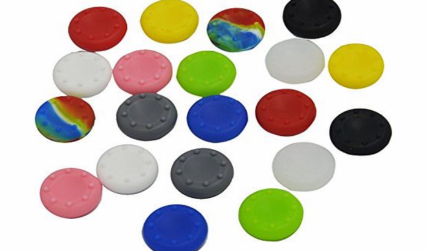20 x Silicone Analog Controller Thumb Stick Grips Cap Cover for Sony Play Station 4 PS4 Game Accessories Replacement Par