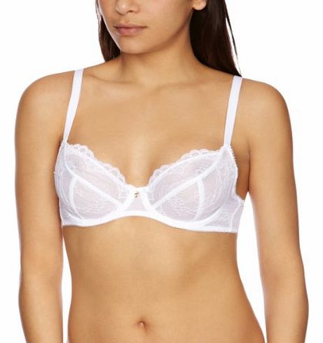 Superboost Lace Non-Padded Balcony Womens Bra White 34D