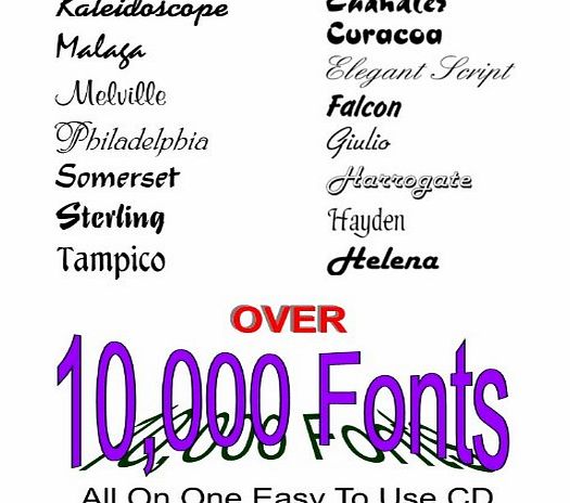 Gotik OVER 10,000 FONTS ON ONE DISC 10000 PLUS A FONT SEARCH TOOL (now with over 14,000 fonts)
