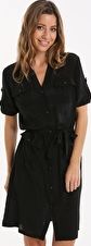 Gottex, 1295[^]266879 Costa Brava Shirt Dress - Black