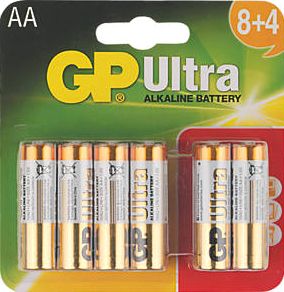 GP Batteries, 1228[^]5286H AA Batteries 12 Pack 5286H