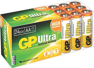 GP Batteries, 1228[^]3141G AA Batteries 24 Pack 3141G