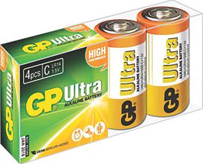 GP Batteries, 1228[^]6642G C Batteries 4 Pack 6642G