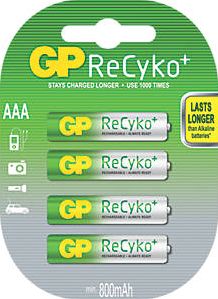 GP Batteries, 1228[^]4422G ReCyko  Rechargeable Batteries AAA