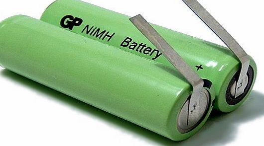 Replacement Battery for Electric Shavers - Braun, Philips Philishave, Remington, Panasonic, Wahl, etc. with Solder Tags (49mm x 14mm)