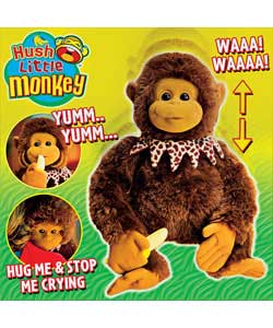 GR8 Plush Hush Little Monkey