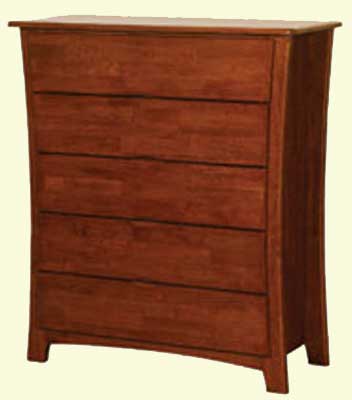 grace CHEST OF DRAWERS 5 DRAWER DARK FURNITURE
