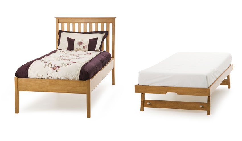 Low Footend Guest Bed with Trundle Bed -