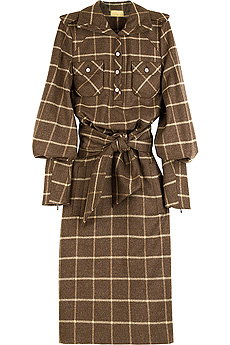 Wool flannel dress