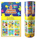 (Grafix) 6 Jigsaw Puzzles in a Tube