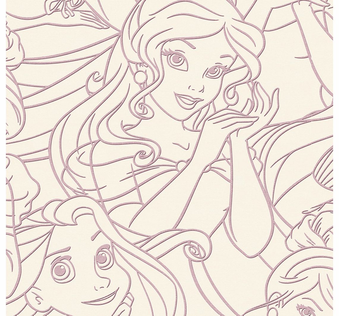 Premium Disney Princess Flock Wallpaper from