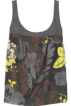 Floral camisole top