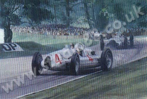 1938 Donnington Grand Prix - Tazio Nuvolari Print