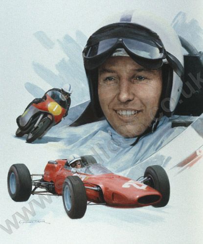 Graham Turner John Surtees - John Surtees Print