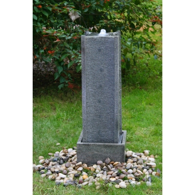 Granite Square Column Water Feature