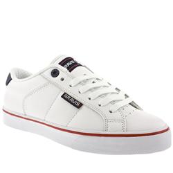 Male Winsor Leather Upper in White and Navy