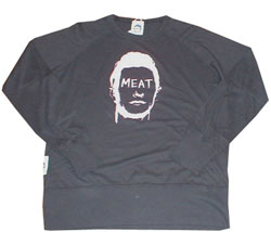 Gravy Long-sleeved MEAT print t-shirt
