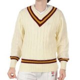 Gray Nicolls Nicolls Cricket Sweater Maroon/Gold Medium