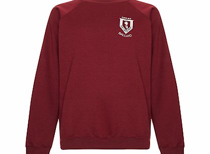 Great Ballard School Unisex Sweatshirt, Maroon