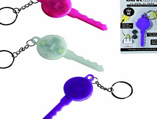 Great Gifts Blink Silicone Key Ring - Pink - Keychain - Girl, Girls, Child, Kids Best, Top, Most Popular Present