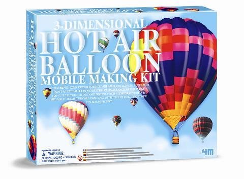 3D Hot Air Balloon Mobile