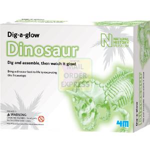 Great Gizmos 4M Dig A Glow Dinosaur Triceratops
