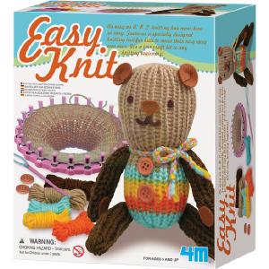 4M Girl Craft Easy Knit Bear
