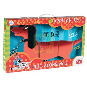 applepie toys Pull Along Pals Hot Dog