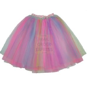 Great Gizmos Pink Poppy Rainbow Dress Up Skirt