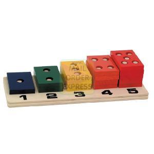 Toy Box Wooden Counting Blocks