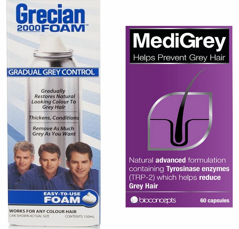MediGrey Hair Formula & Grecian 2000 Foam