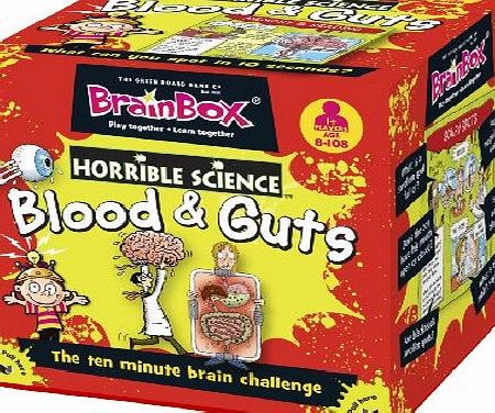 Green Board Games BrainBox Blood and Guts Game