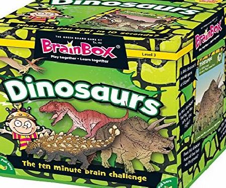 Green Board Games BrainBox Dinosaurs Game