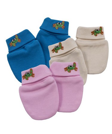 Green Nippers Organic Baby Scratch Mittens