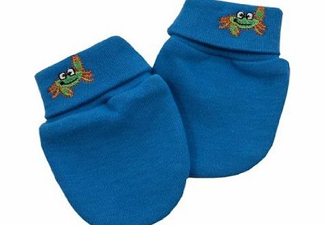 Green Nippers Unisex Baby Organic Scratch Mittens Baby Boys Blue 6-12 Months