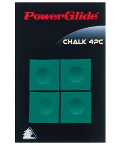 Green Snooker Chalk - 8 Pieces