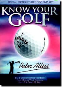 Green Umbrella KNOW YOUR GOLF - PETER ALLISS - 3 DVD SET