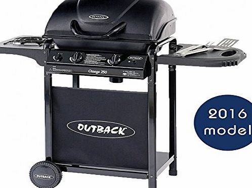 Greenfingers Outback Omega 250 Gas BBQ with FREE Propane Regulator