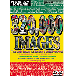 greenstreet 320,000 Images (PC-DVD)