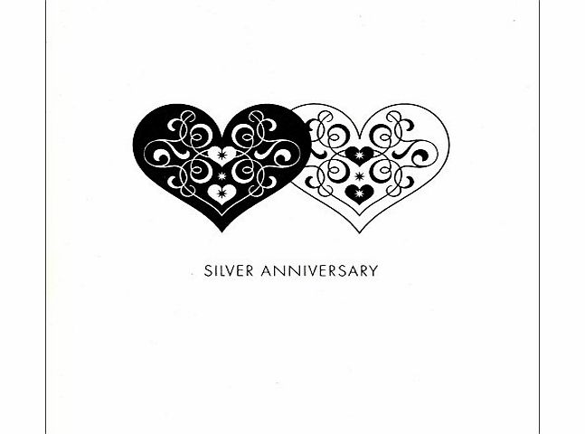 Greetingsbox Social Stationary Silver Anniversary Luxury Invites / Greeting Cards 20 Pack