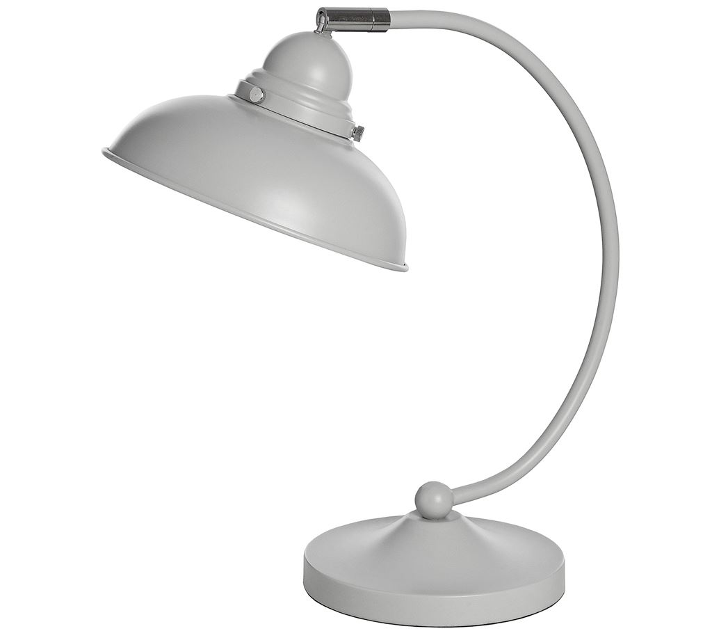Grey Curved Desk Lamp