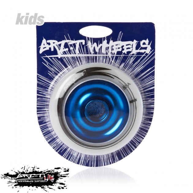 100mm Alloy Core Scooter Wheel - Blue/White