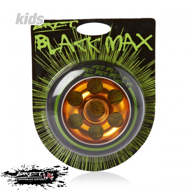 Black Max Alloy Core Drilled Scooter Wheel