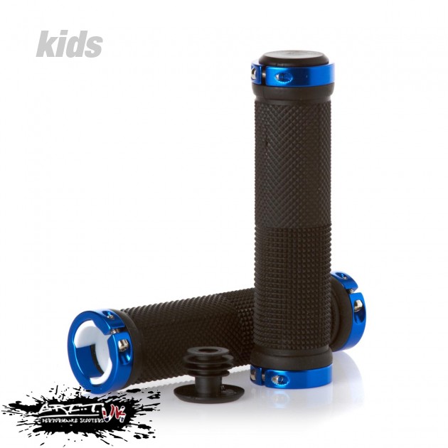 Grit Lock On Scooter Grips - Black