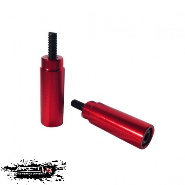 Grit Slimline Scooter Pegs - Red