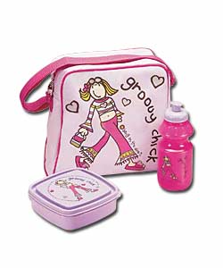 Groovy Chick Lunch Bag Set