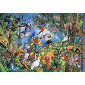Grovely Jigsaws James Hamilton Grovely Puzzles Tropical Tree Tops 1000 Piece Jigsaw Puzzle