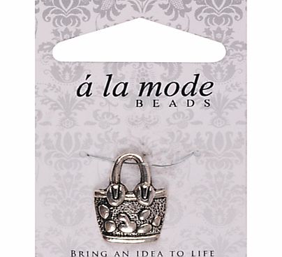 A La Mode Charm, Handbag, Silver